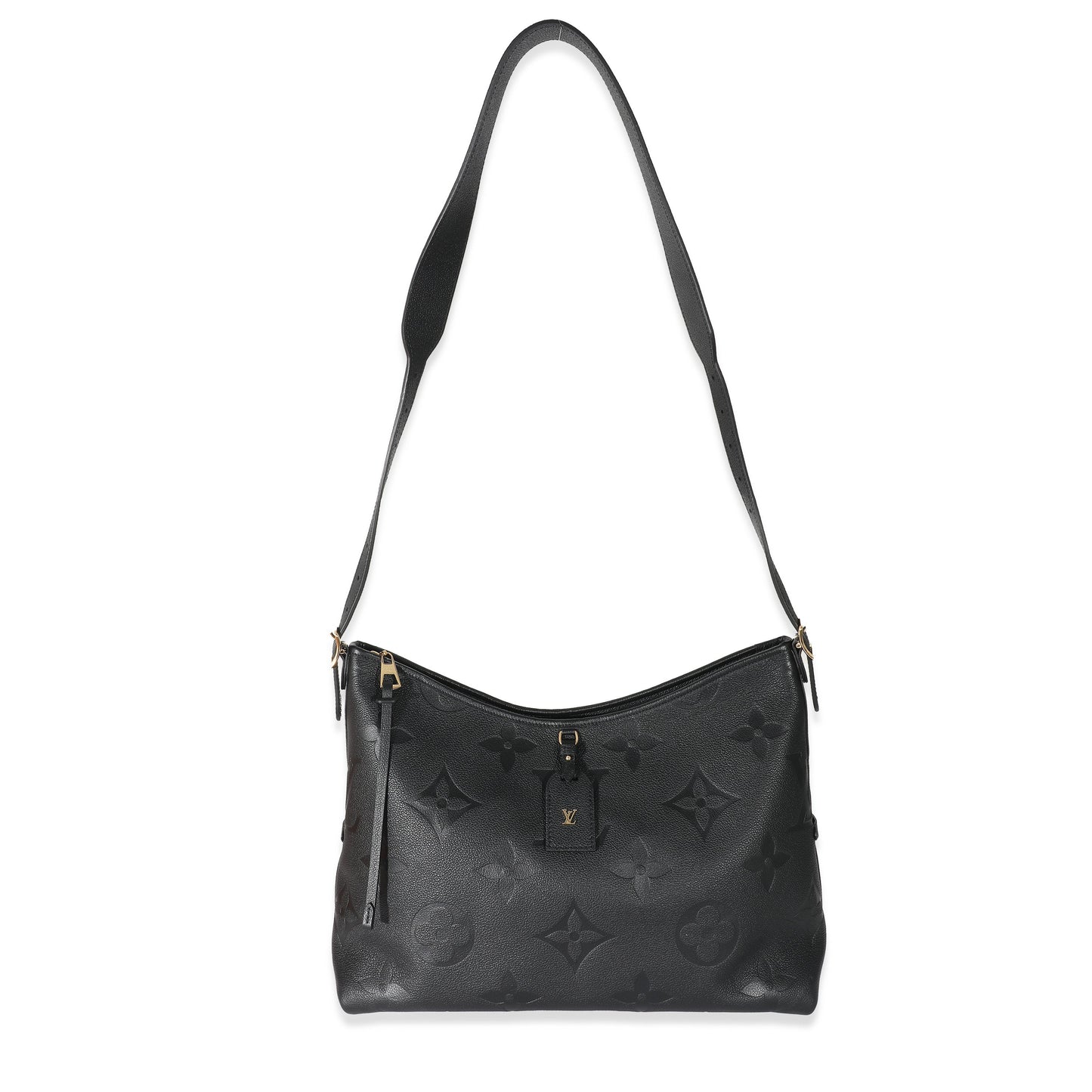 Louis Vuitton Louis Vuitton Black Monogram Empreinte Carryall MM 