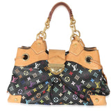 Louis Vuitton Louis Vuitton Black Monogram Multicolor Canvas Ursula GM