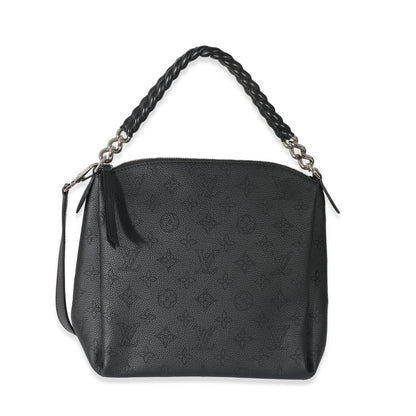 Louis Vuitton Louis Vuitton Black Mahina Babylone Chain BB