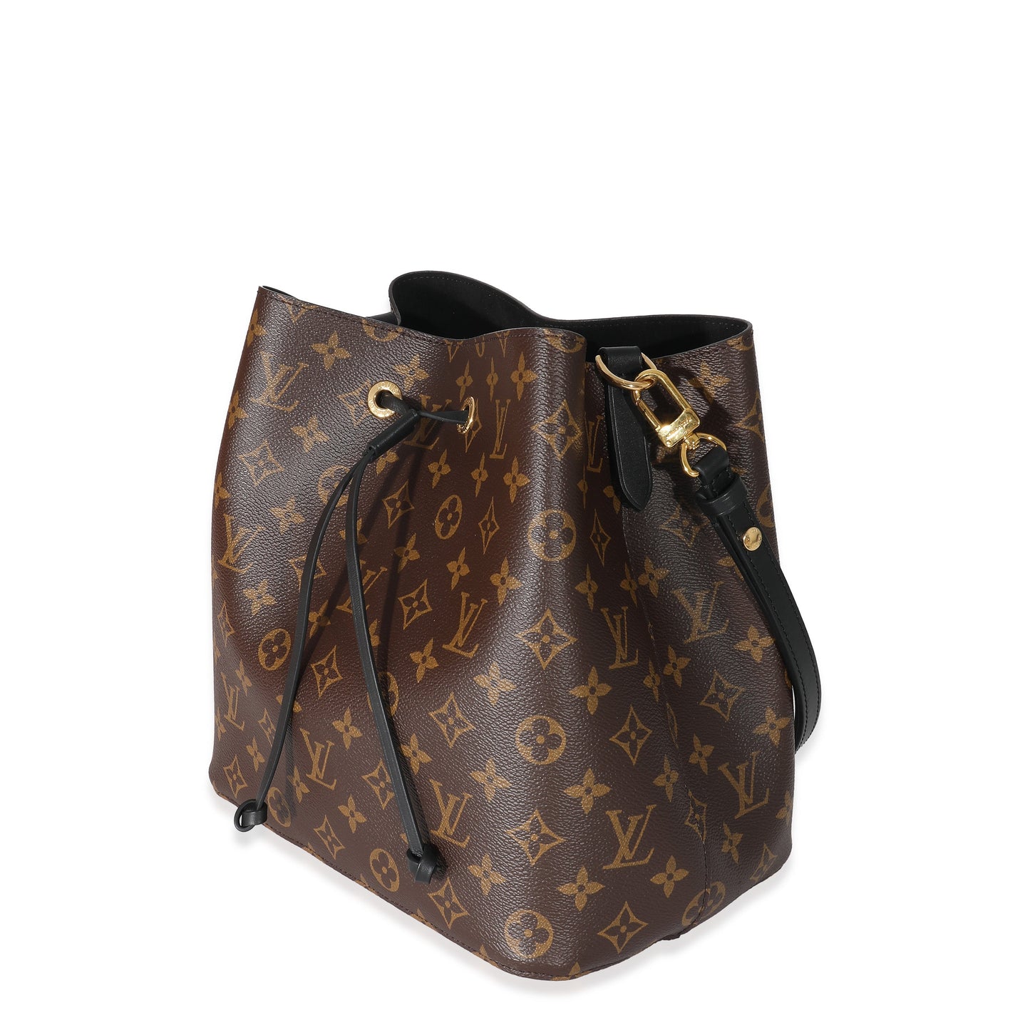 Louis Vuitton Louis Vuitton Monogram Canvas Black Leather NéoNoé MM