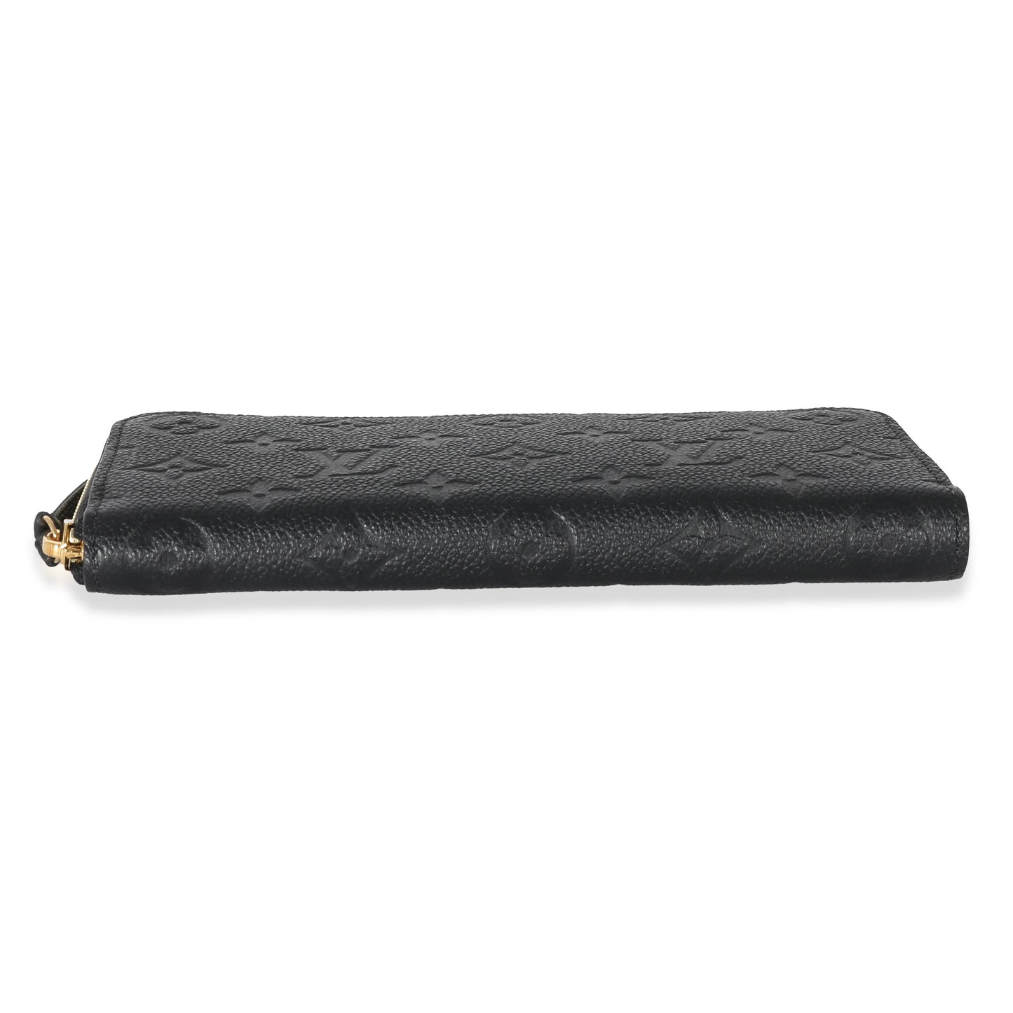 Louis Vuitton Louis Vuitton Black Monogram Empreinte Clemence Wallet