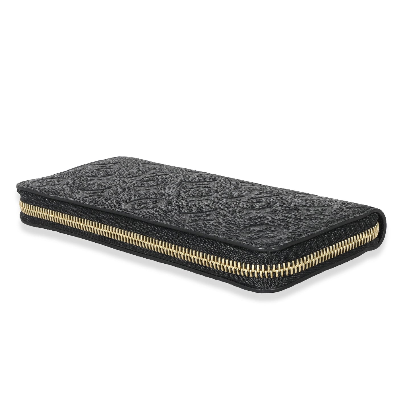 Louis Vuitton Louis Vuitton Black Monogram Empreinte Clemence Wallet