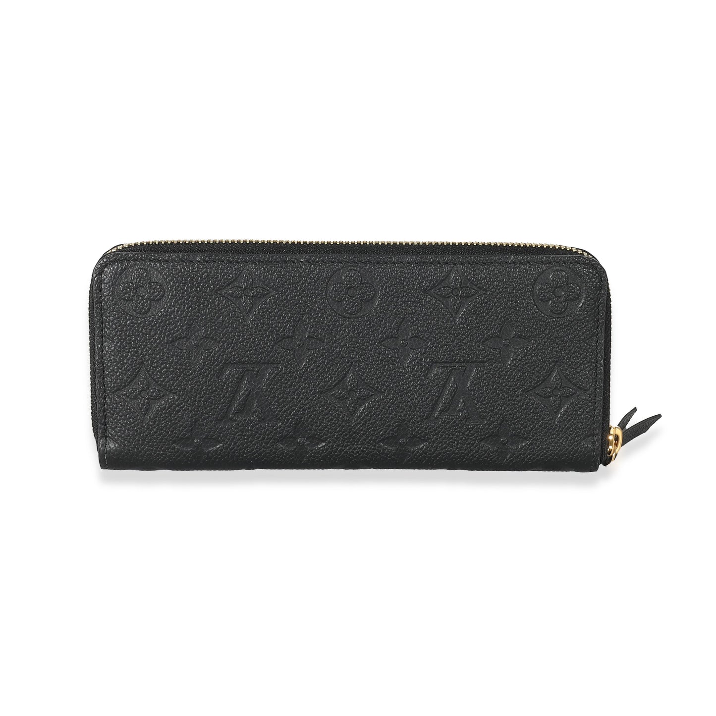 Louis Vuitton Louis Vuitton Black Monogram Empreinte Clemence Wallet