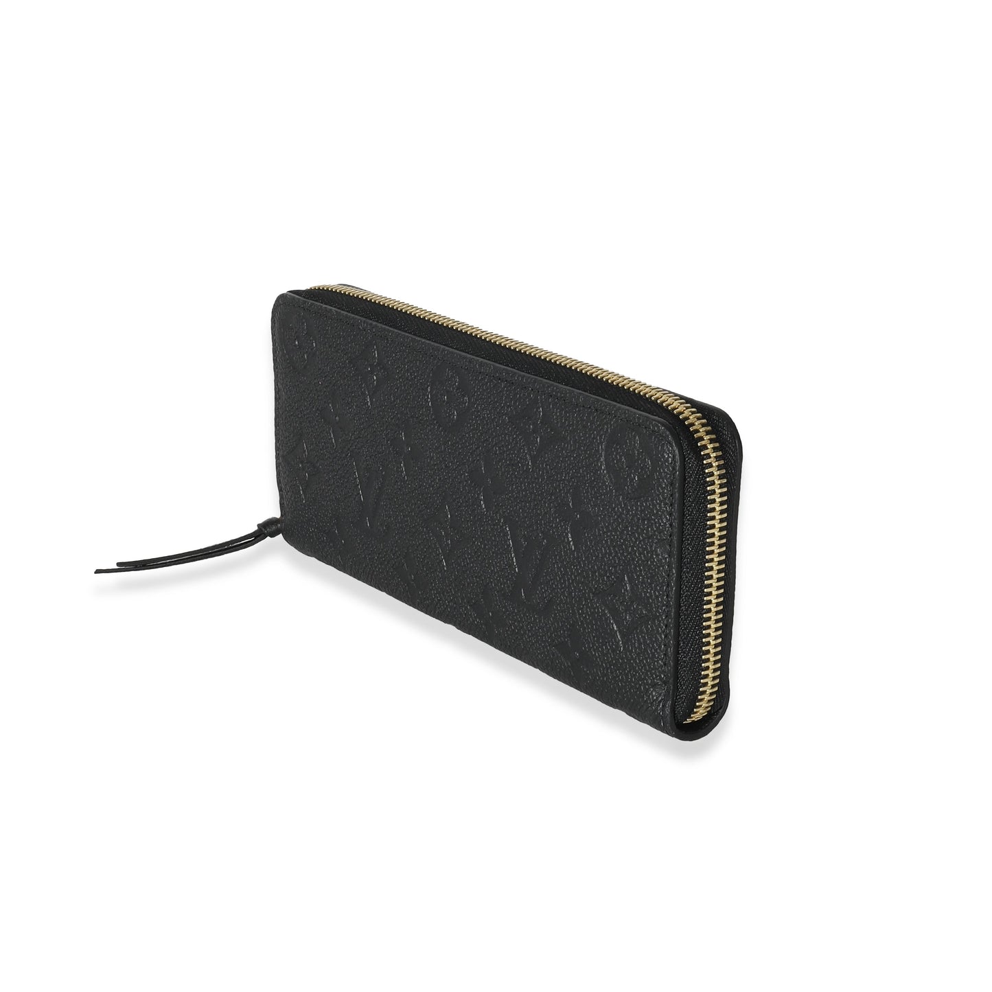 Louis Vuitton Louis Vuitton Black Monogram Empreinte Clemence Wallet