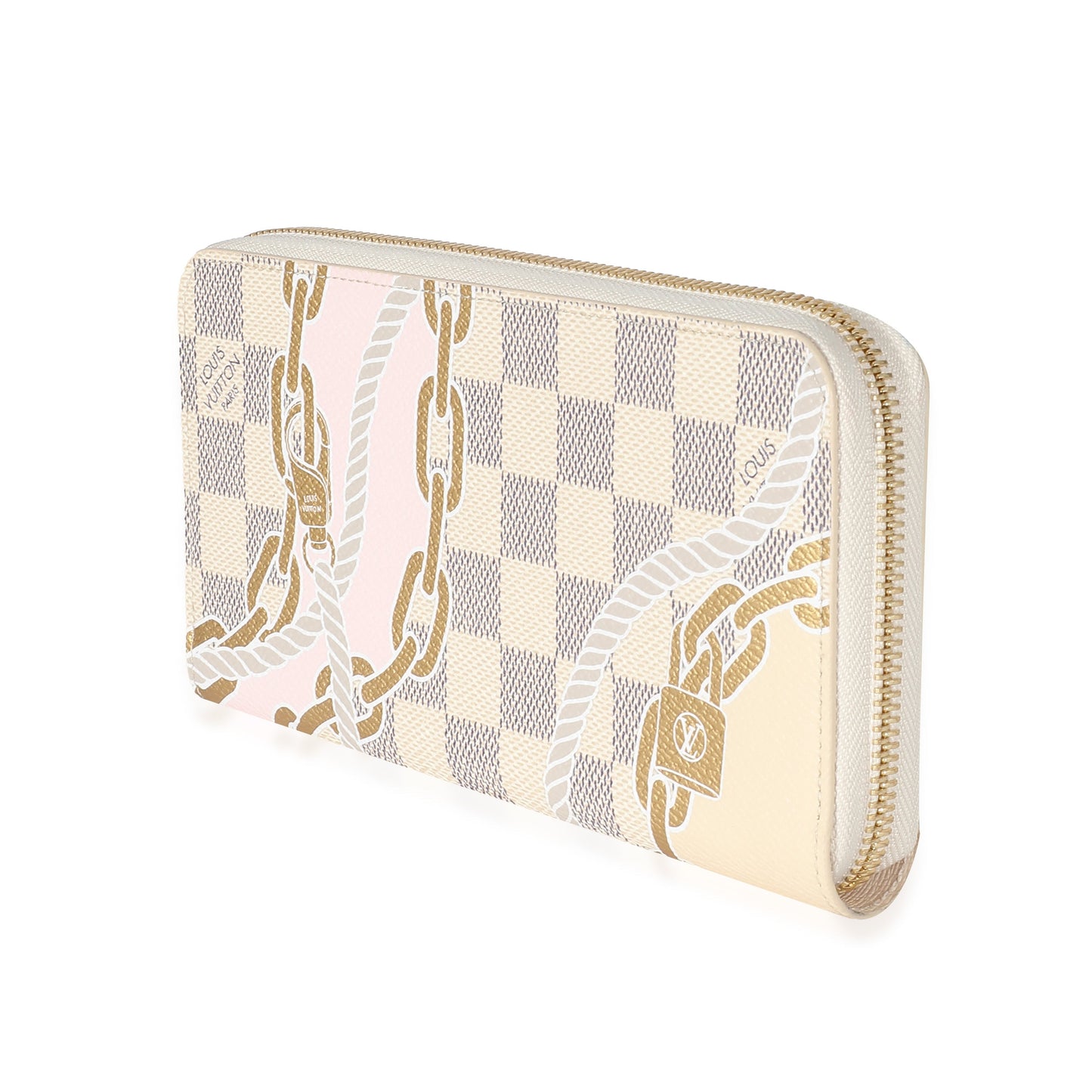 Louis Vuitton Louis Vuitton Damier Azur Canvas Nautical Zippy Wallet