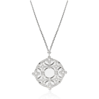 Louis Vuitton Louis Vuitton Dentelle Necklace in 18K White Gold 1.1 CTW