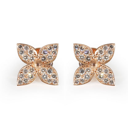 Louis Vuitton Louis Vuitton Star Blossom Earrings in 18K Rose Gold 0.4 CTW