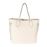 Louis Vuitton Louis Vuitton Crème Monogram Empreinte Neverfull MM