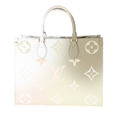 Louis Vuitton Louis Vuitton Monogram Sunset Khaki Canvas Onthego MM