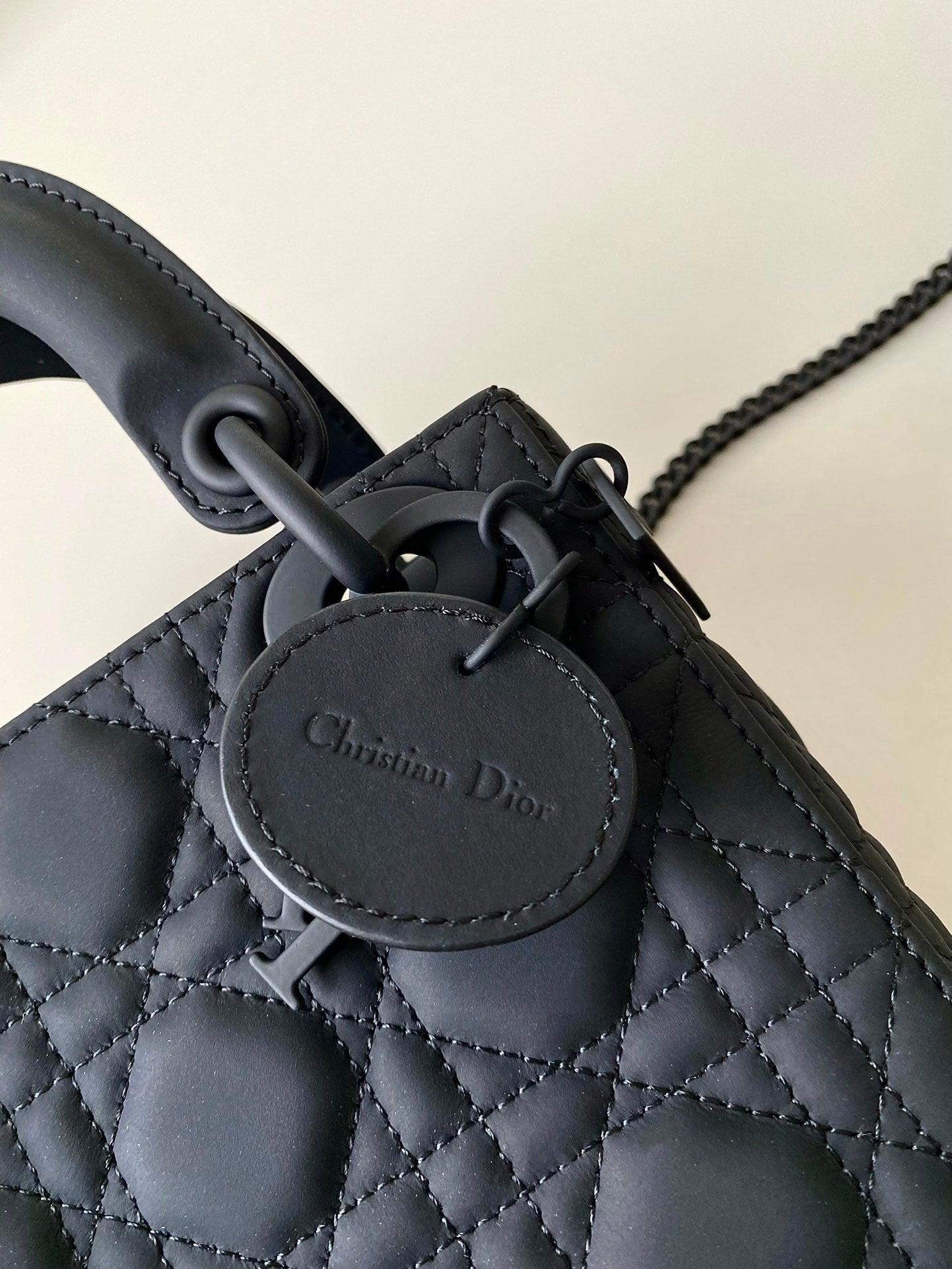 MINI LADY 17 MY ABC ALL BLACK LAMBSKIN Amelia