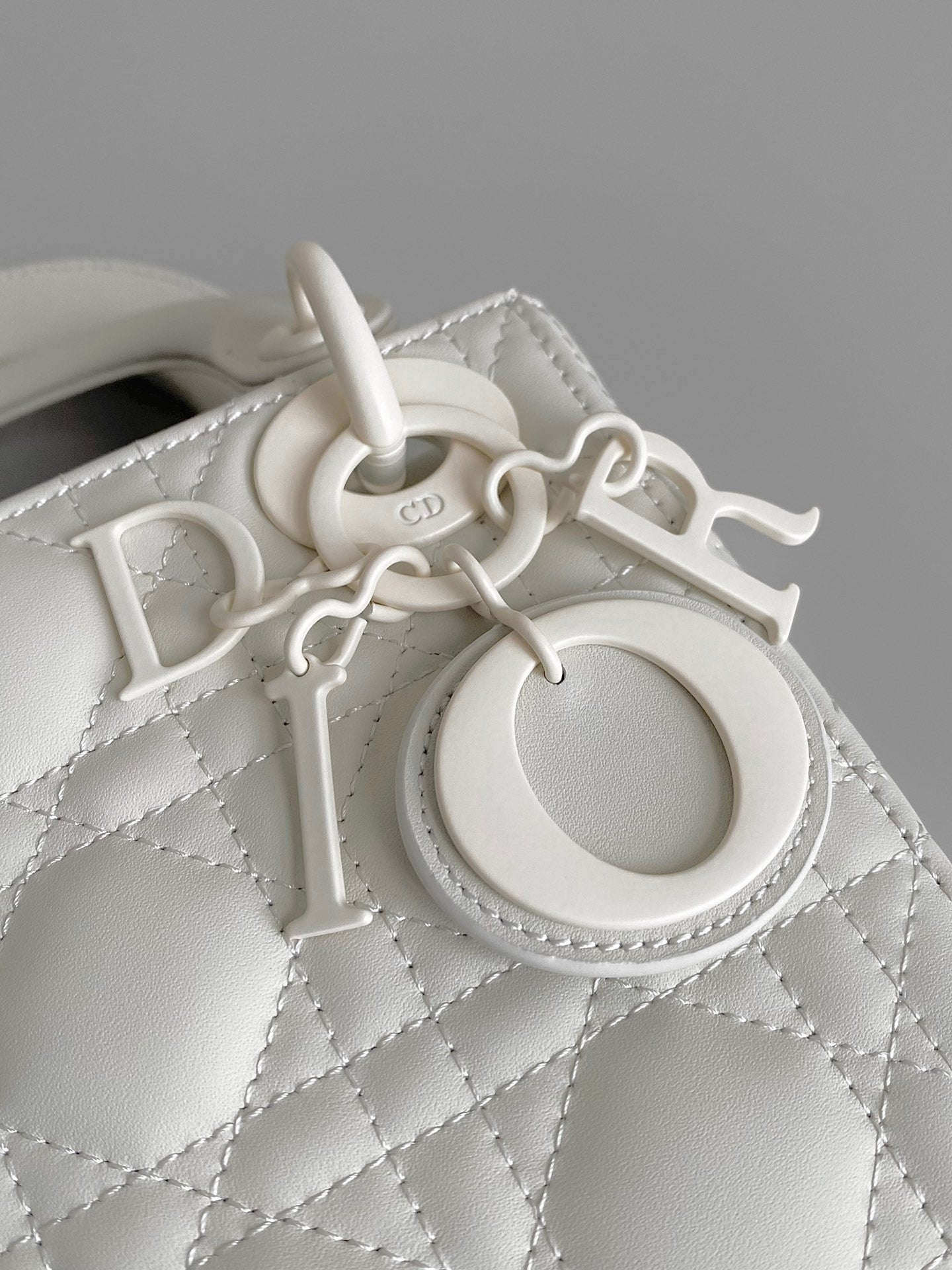 MINI LADY 17 MY ABC WHITE LAMBSKIN Amelia