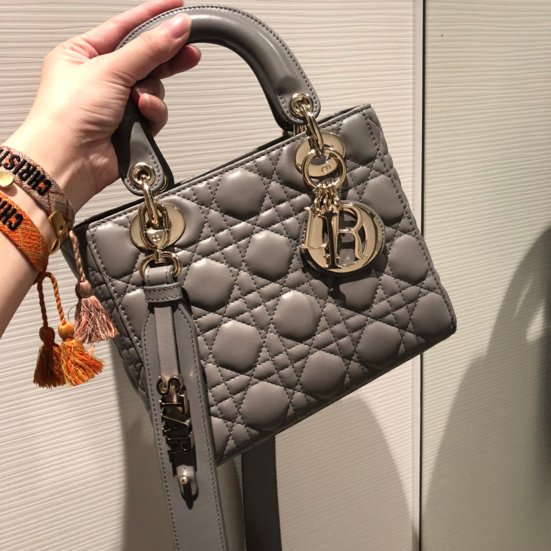 SMALL LADY 20 MY ABC GREY LAMBSKIN Amelia