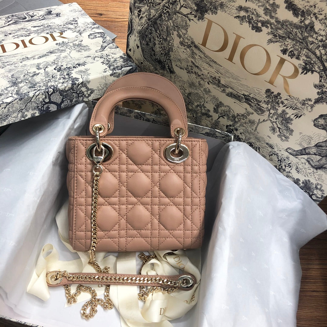 MINI LADY 17 MY ABC BEIGE LAMBSKIN Amelia