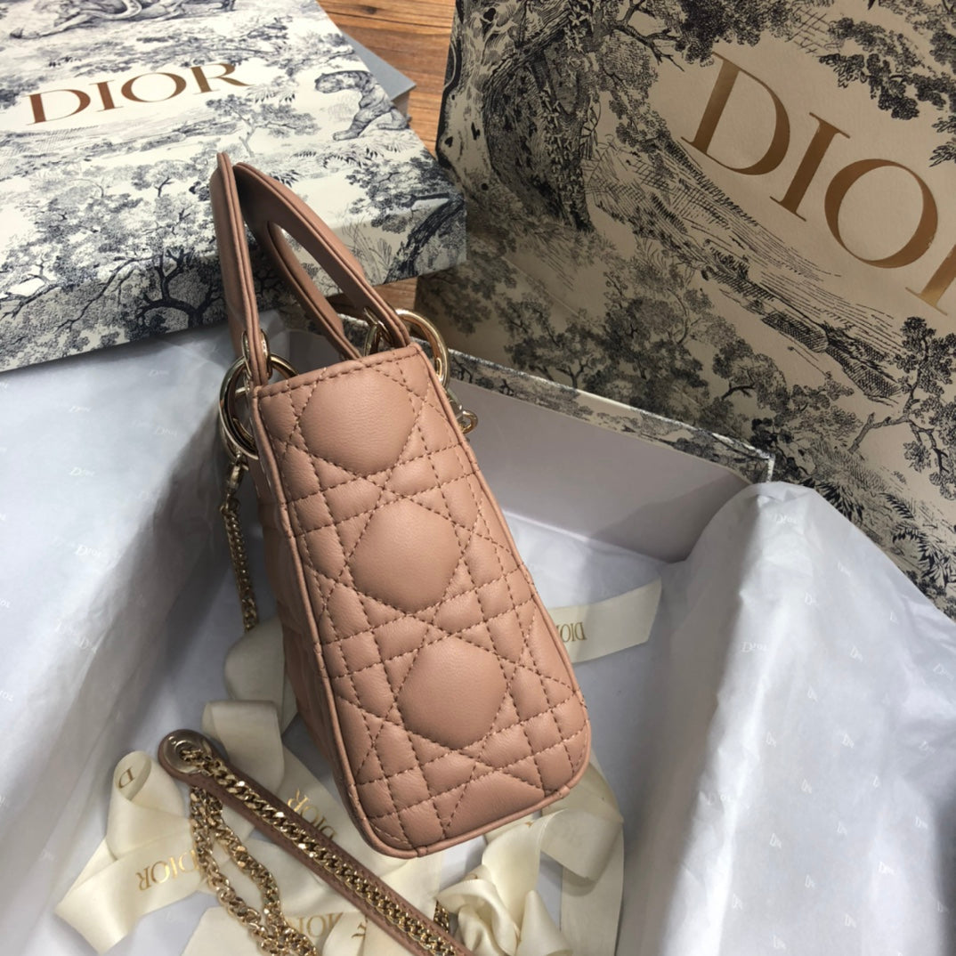 MINI LADY 17 MY ABC BEIGE LAMBSKIN Amelia