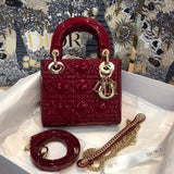 MINI LADY 17 MY ABC RED CALFSKIN Amelia