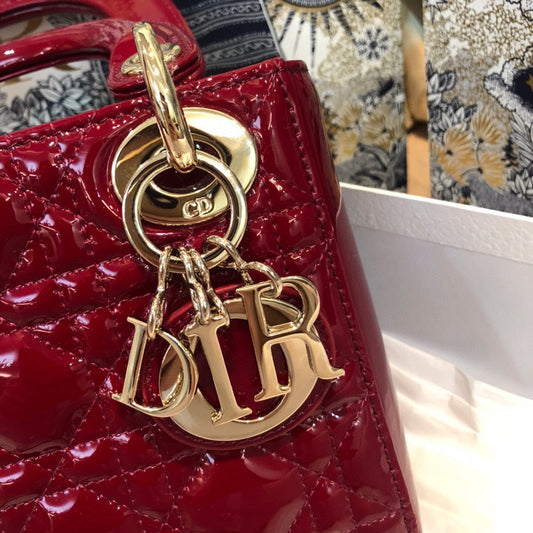 MINI LADY 17 MY ABC RED CALFSKIN Amelia