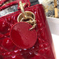 MINI LADY 17 MY ABC RED CALFSKIN Amelia