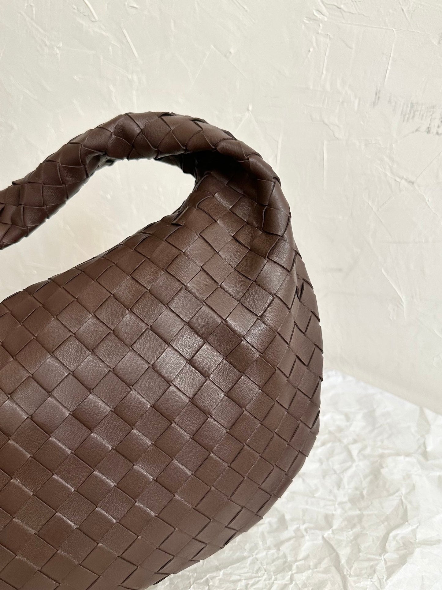 Amelia SMALL JODIE 48CM CHOCOLATE SUEDE LEATHER Amelia