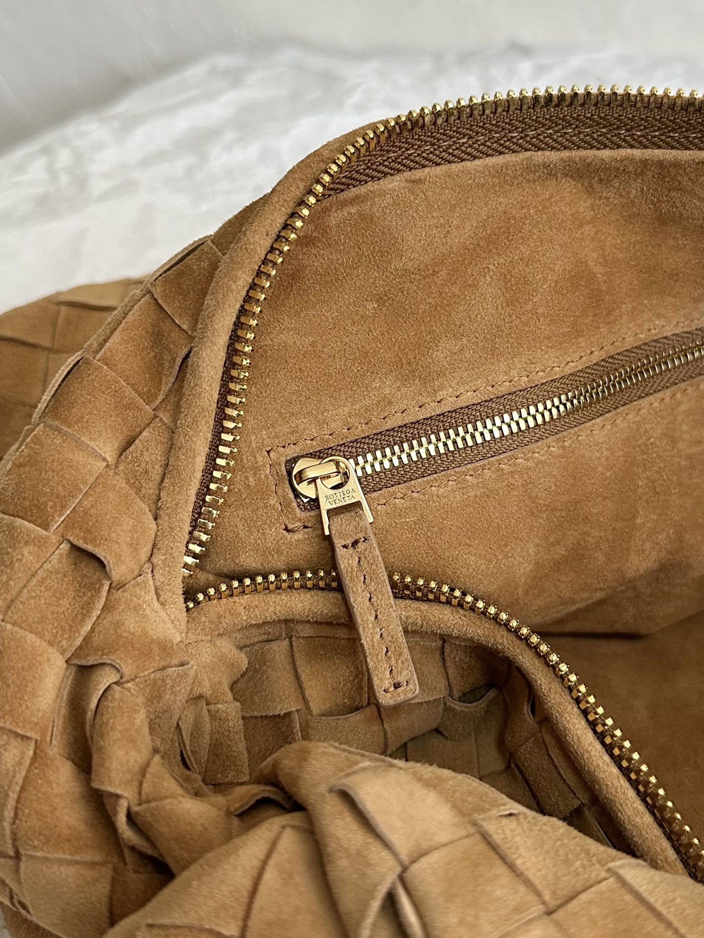 Amelia SMALL JODIE 48CM BROWN SUEDE LEATHER