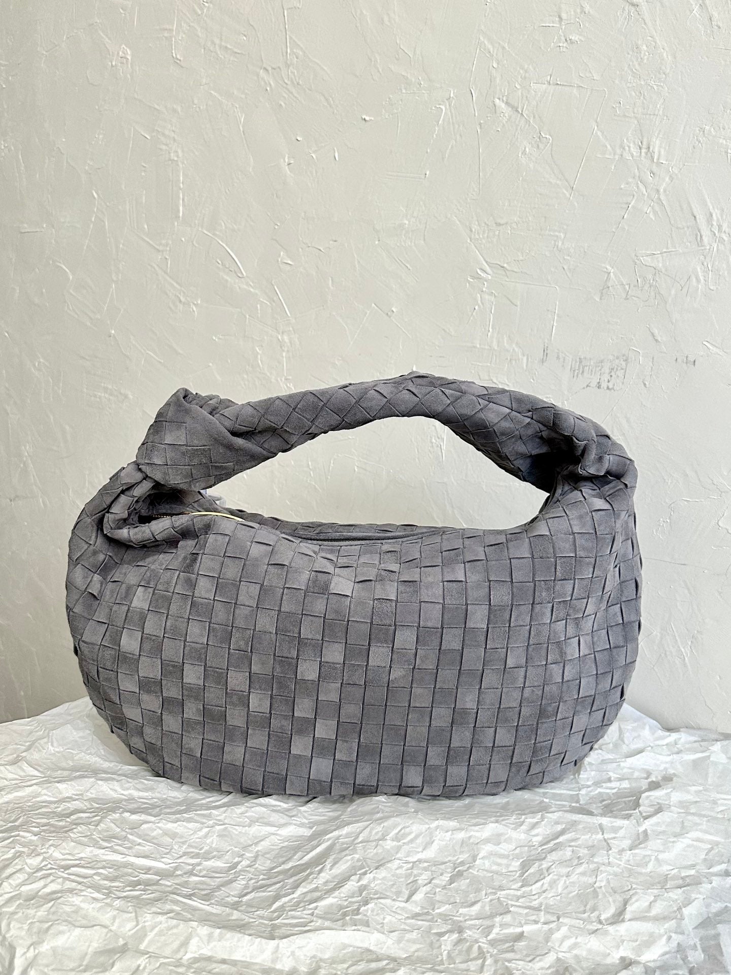Amelia SMALL JODIE 48CM GREY SUEDE LEATHER