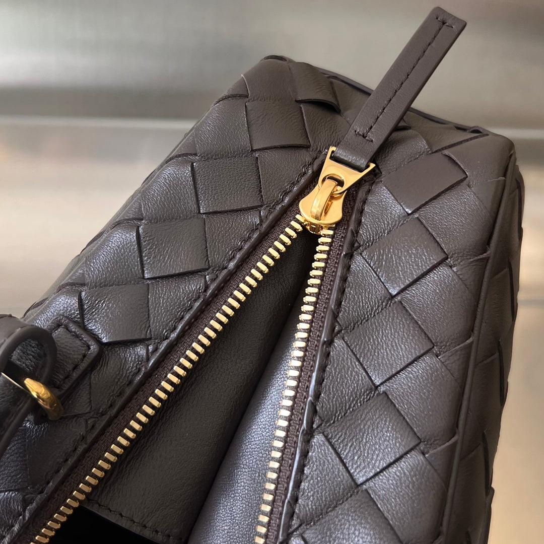 Amelia GETAWAY SMALL 23CM CHOCOLATE LAMBSKIN Amelia Amelia