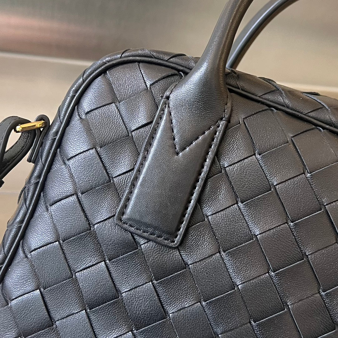 Amelia GETAWAY SMALL 23CM BLACK LAMBSKIN