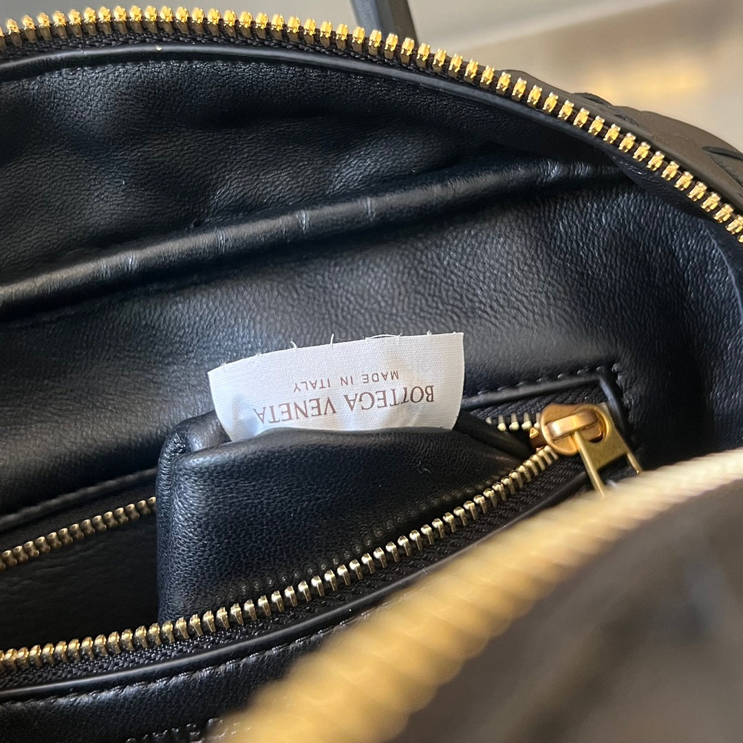 Amelia GETAWAY SMALL 23CM BLACK LAMBSKIN