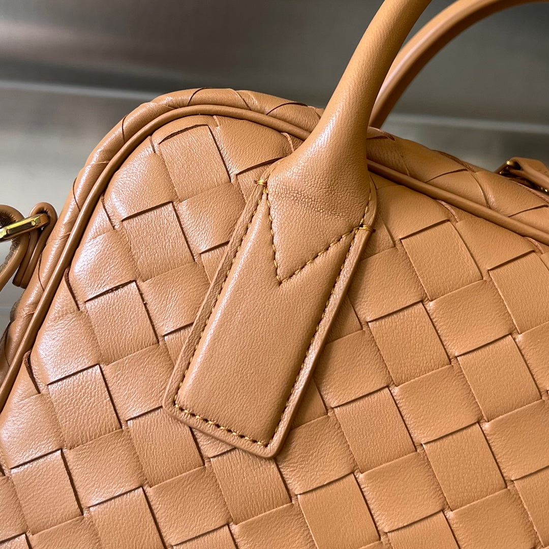 Amelia GETAWAY SMALL 23CM BROWN LAMBSKIN