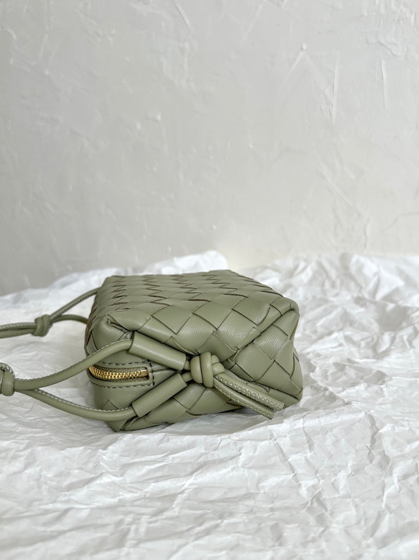 Amelia LOOP MINI 17CM KHAKI CALFSKIN