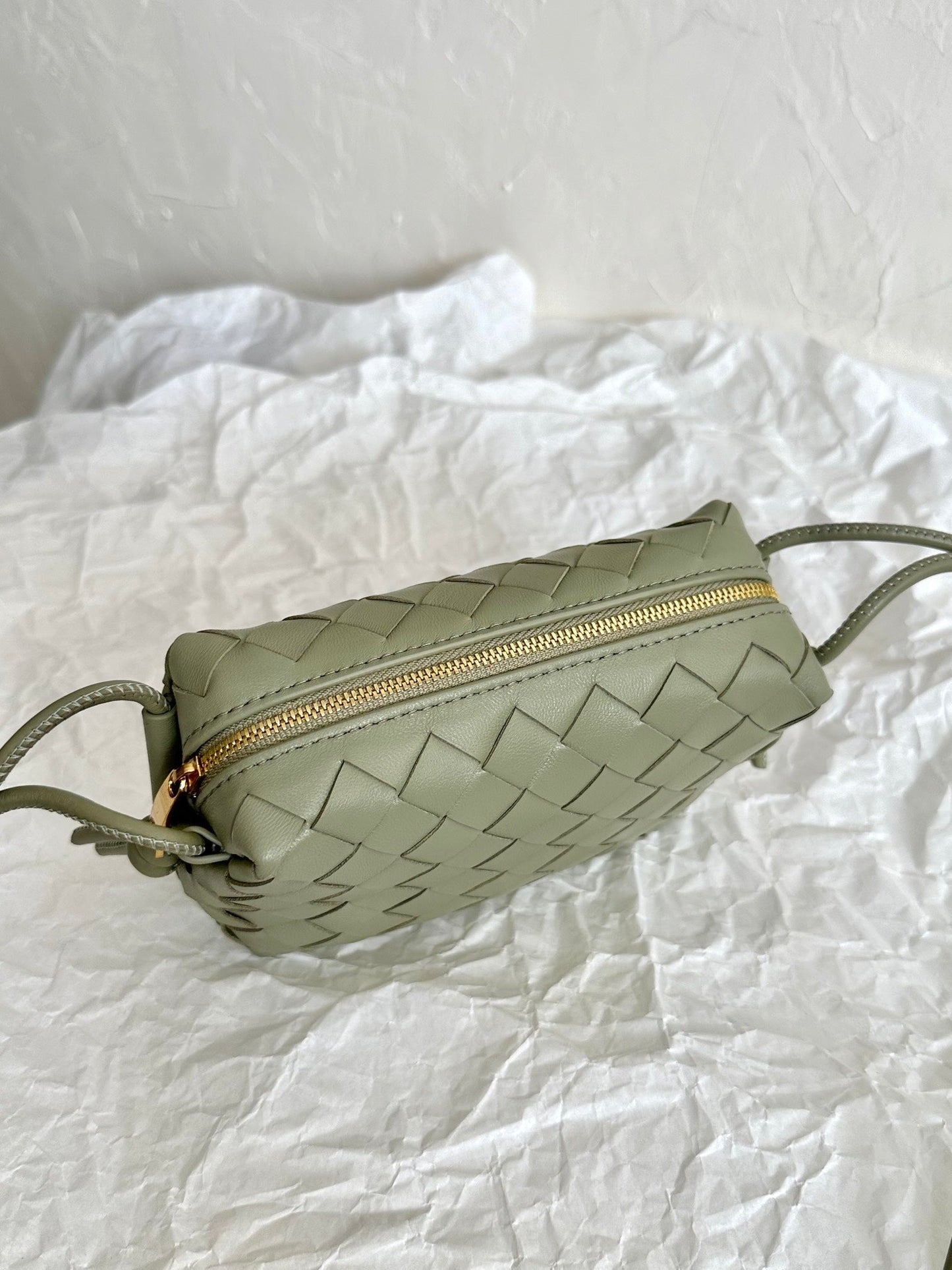 Amelia LOOP MINI 17CM KHAKI CALFSKIN Amelia Amelia