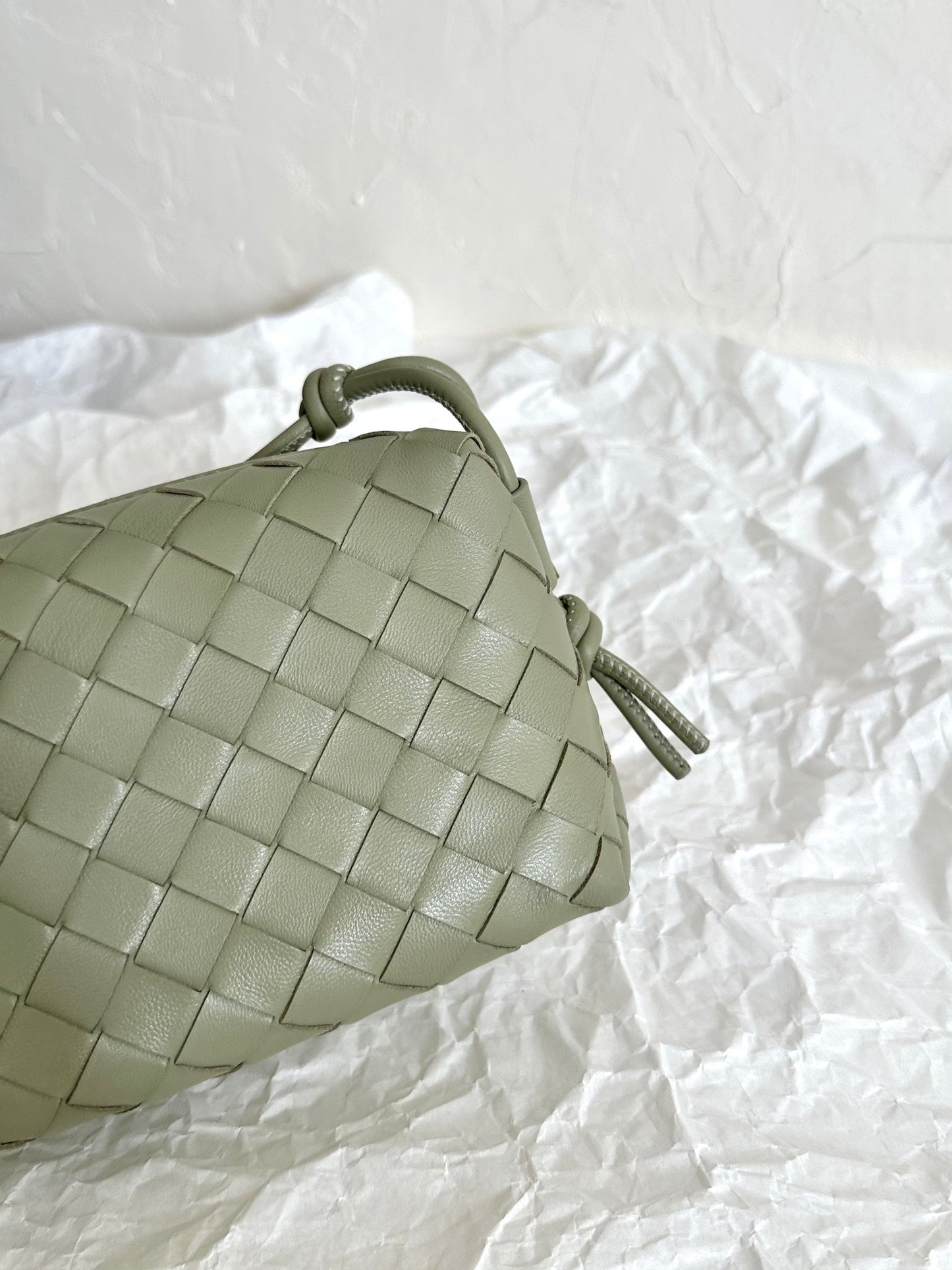 Amelia LOOP MINI 17CM KHAKI CALFSKIN Amelia Amelia