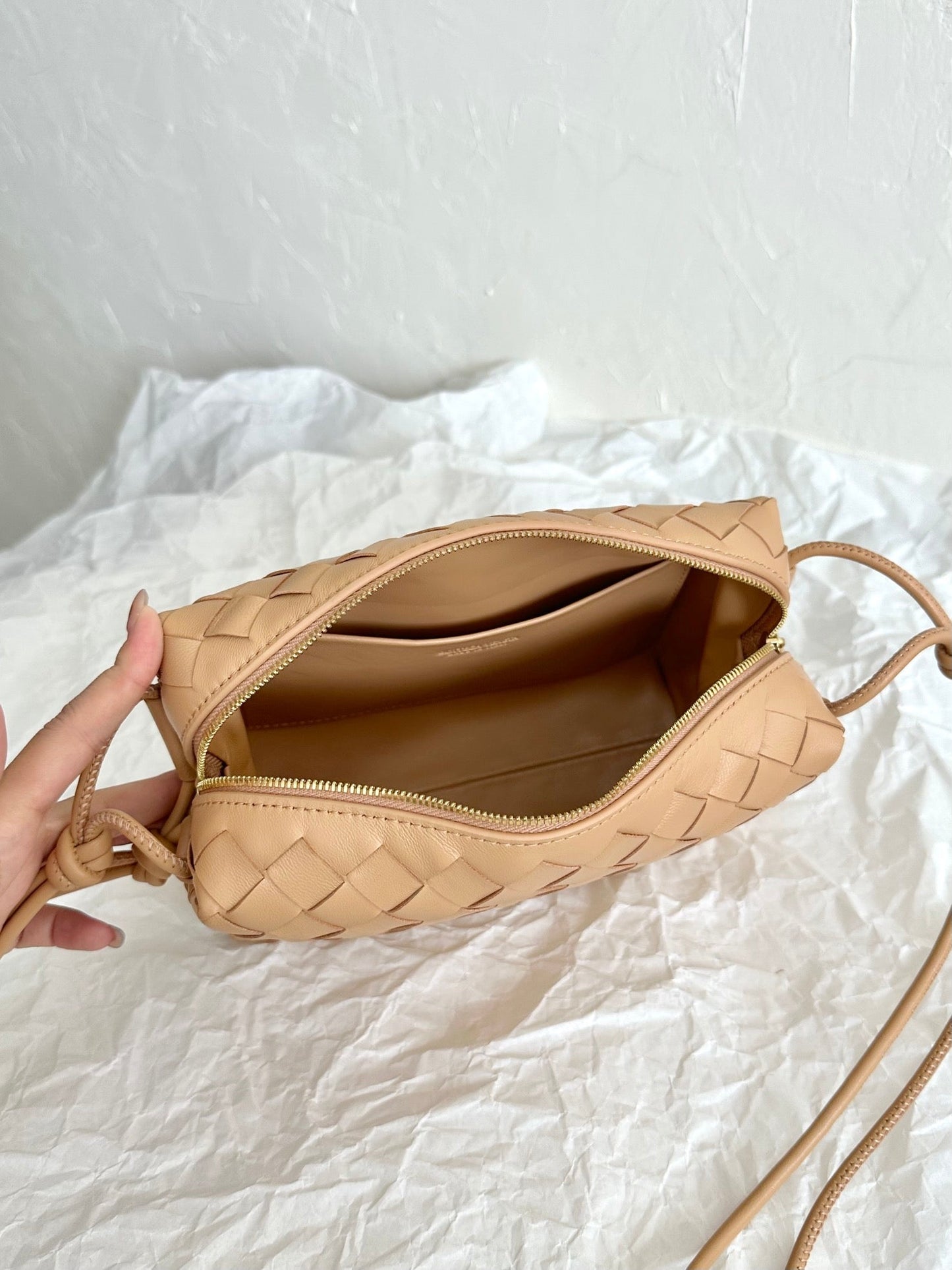 Amelia LOOP SMALL 23CM BEIGE CALFSKIN Amelia Amelia