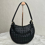 Amelia MEDIUM GEMELLI 36CM BLACK LAMBSKIN LEATHER Amelia Amelia