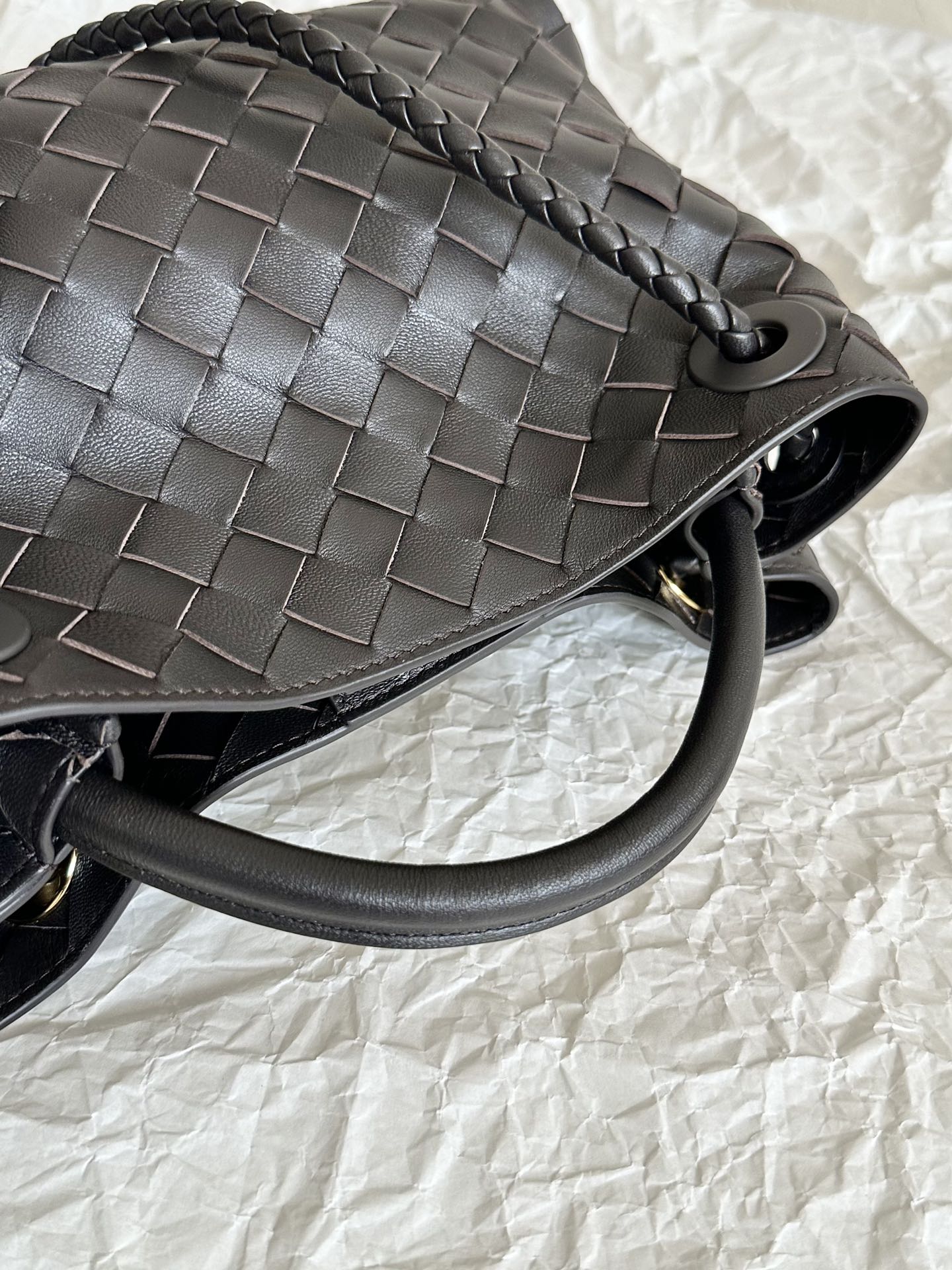 Amelia SMALL ANDIAMO 25CM BLACK LAMBSKIN Amelia