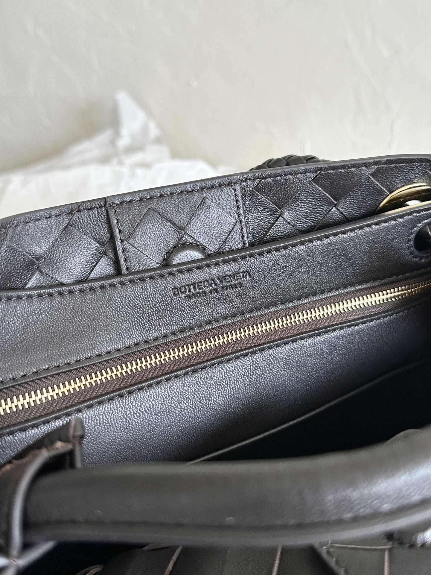 Amelia SMALL ANDIAMO 25CM BLACK LAMBSKIN