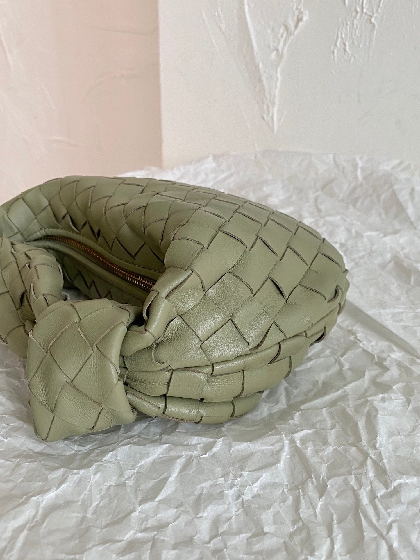 Amelia MINI JODIE 28CM GREEN LAMBSKIN LEATHER Amelia