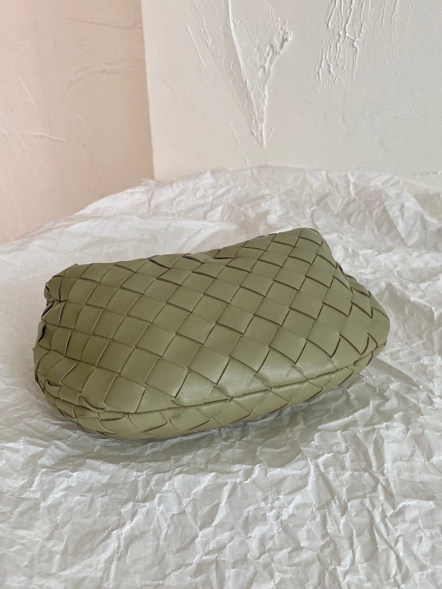 Amelia MINI JODIE 28CM GREEN LAMBSKIN LEATHER