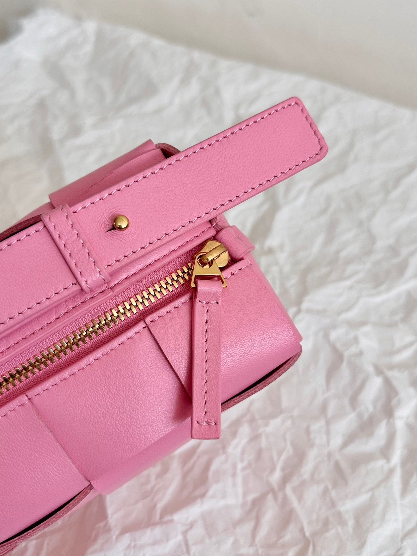 Amelia SMALL BRICK 24CM PINK LAMBSKIN