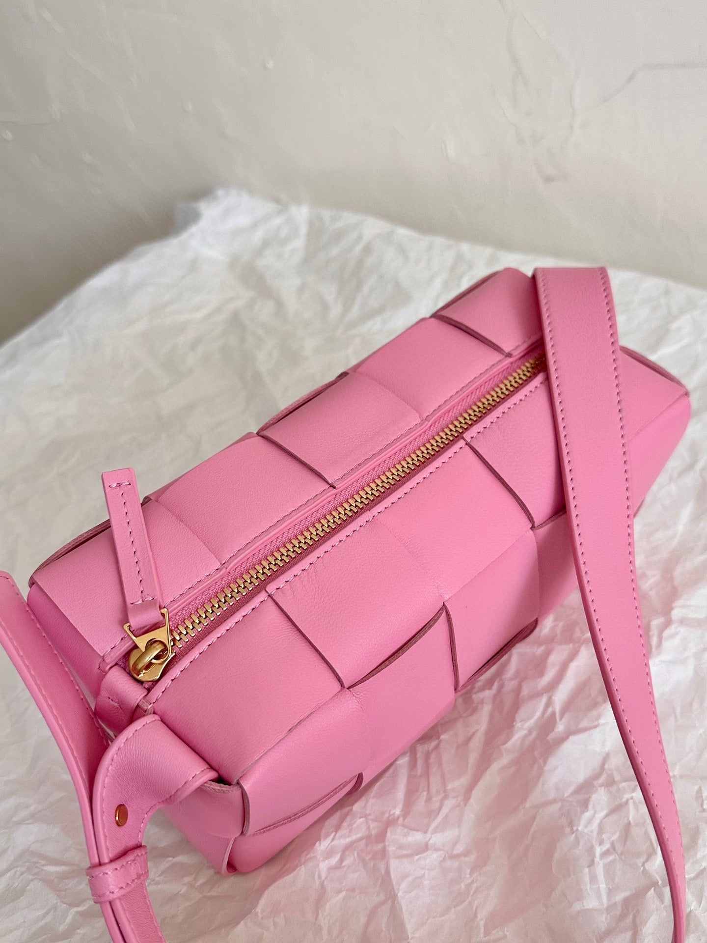 Amelia SMALL BRICK 24CM PINK LAMBSKIN Amelia