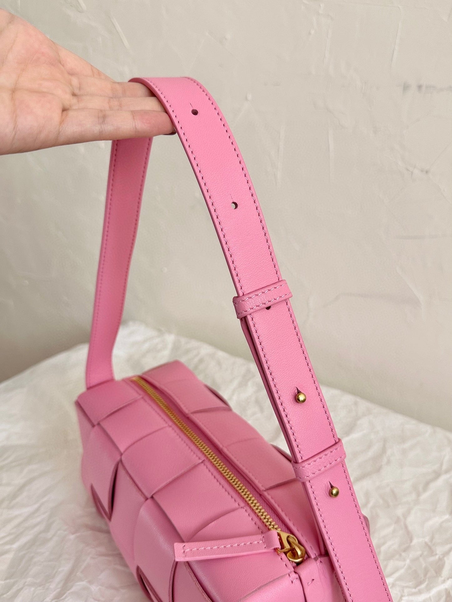 Amelia SMALL BRICK 24CM PINK LAMBSKIN
