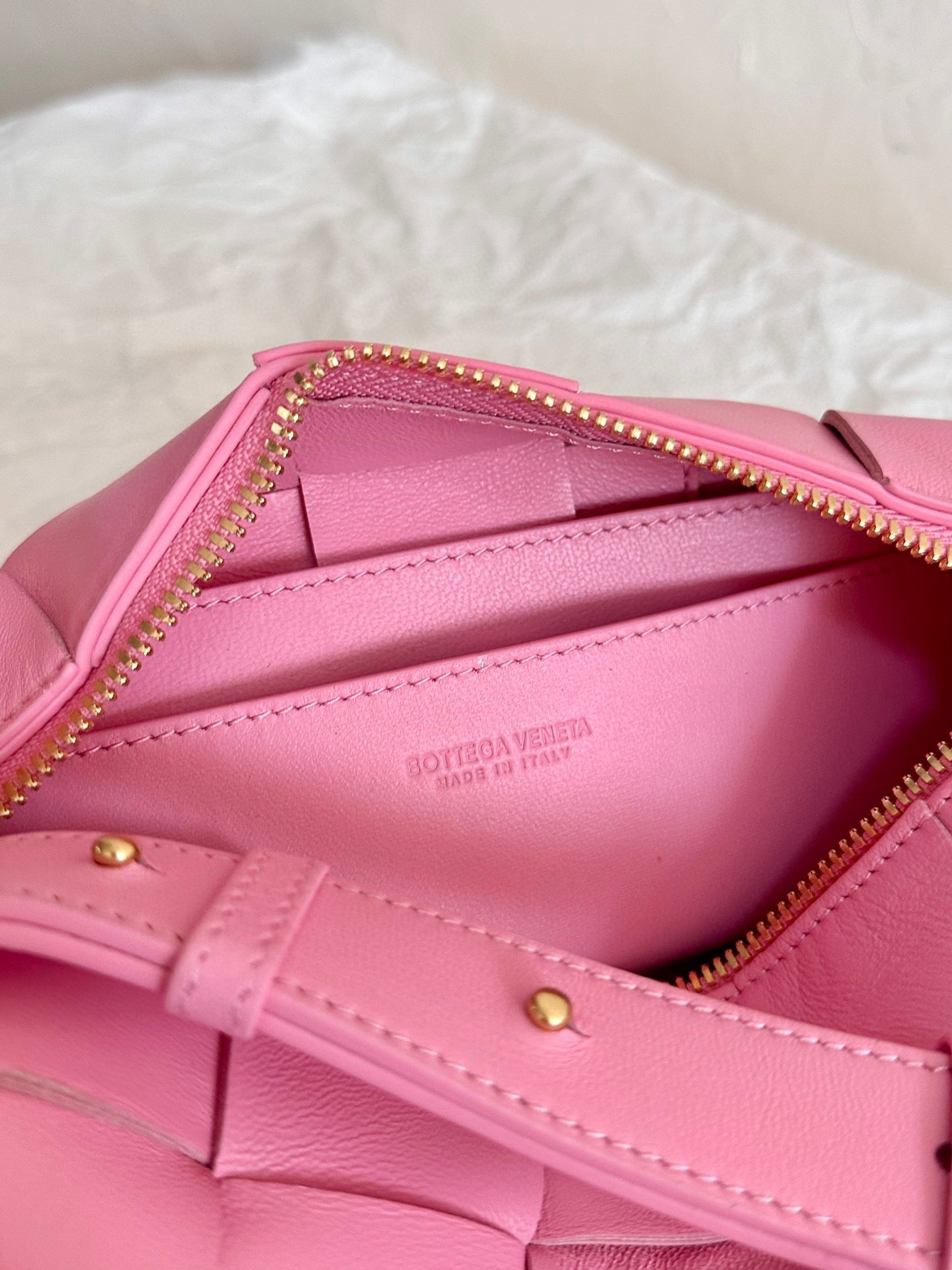 Amelia SMALL BRICK 24CM PINK LAMBSKIN