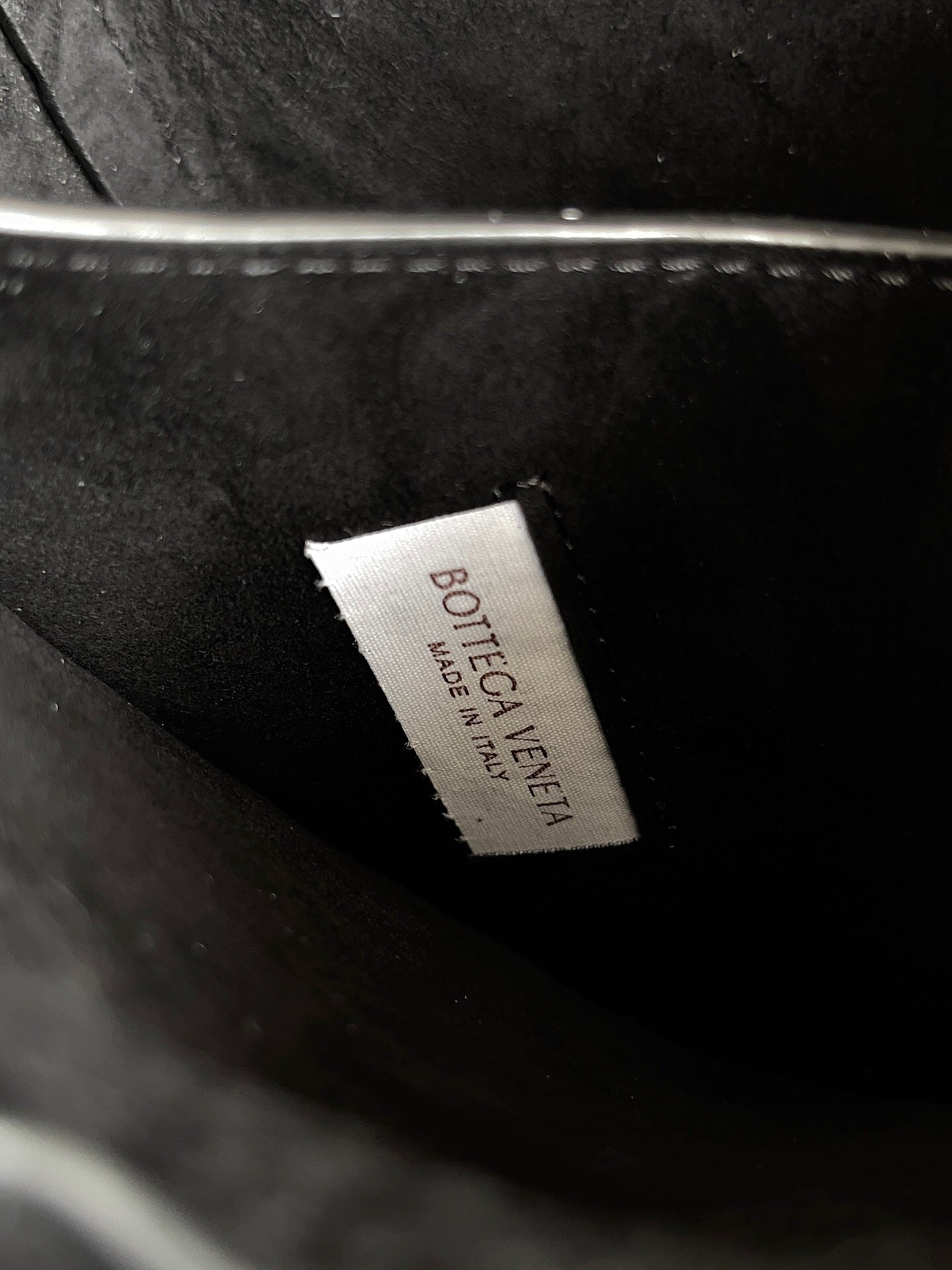 Amelia SMALL DROP 32CM BLACK LAMBSKIN