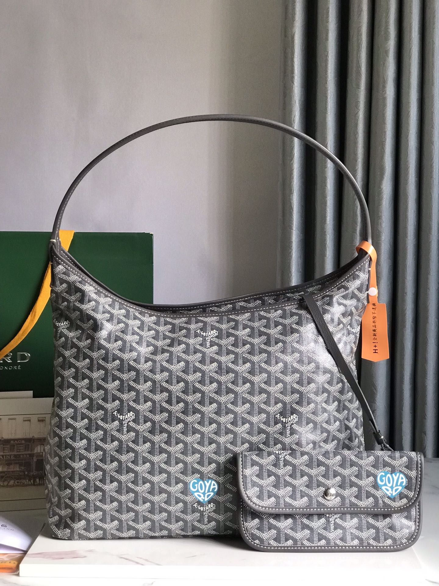HOBO BOHEME 42CM GREY CANVAS Amelia