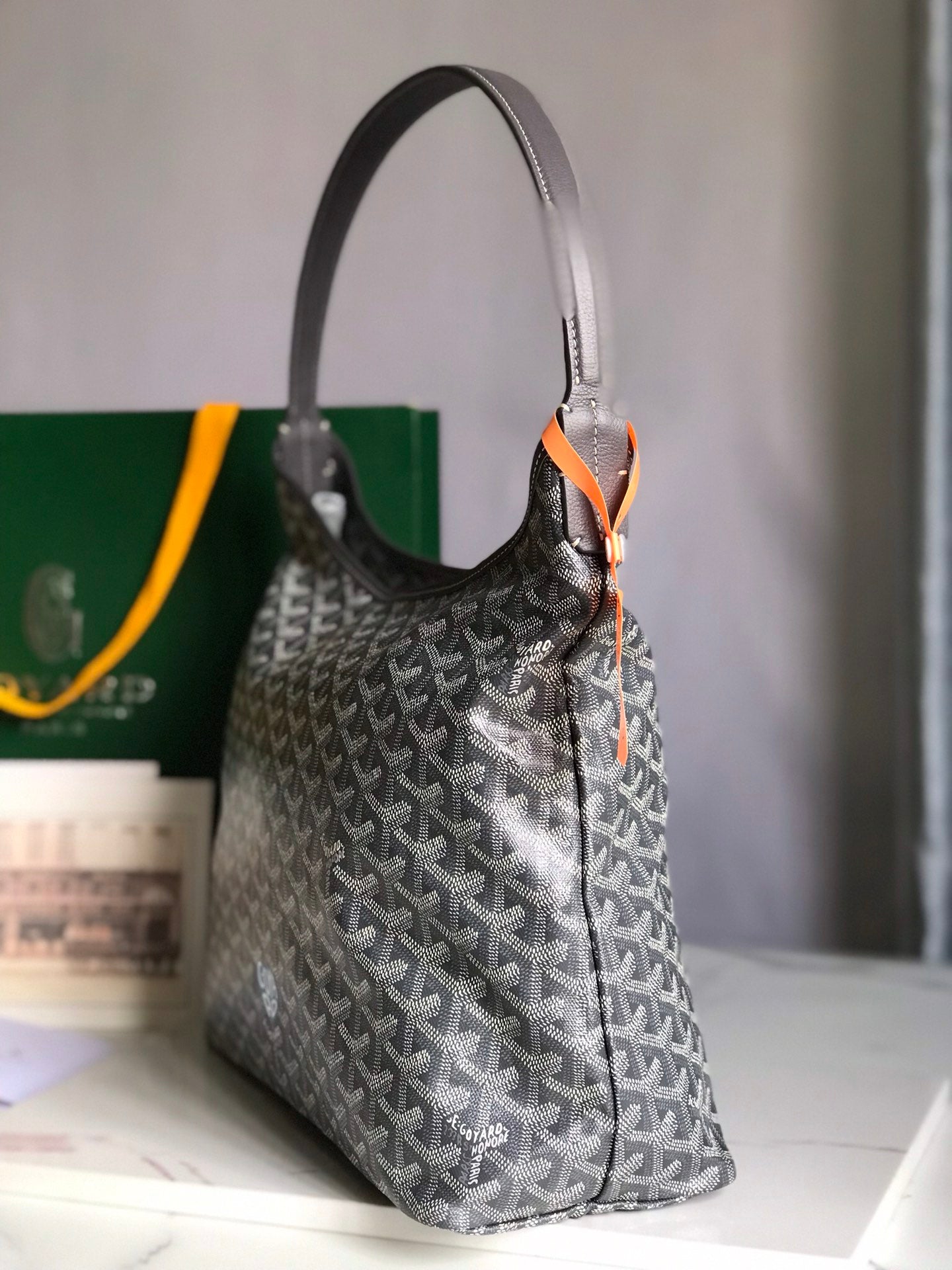 HOBO BOHEME 42CM GREY CANVAS Amelia