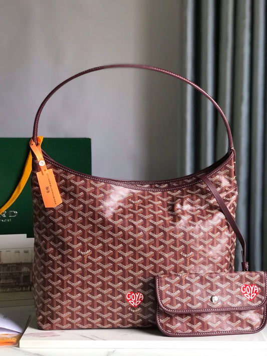 HOBO BOHEME 42CM RED CANVAS Amelia