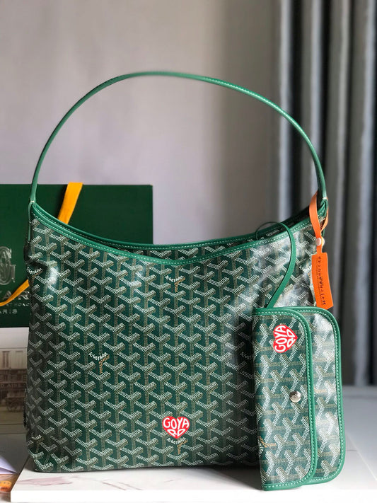 HOBO BOHEME 42CM GREEN CANVAS Amelia