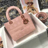 MEDIUM LADY D-LITE 24 PINK CANNAGE EMBROIDERY Amelia