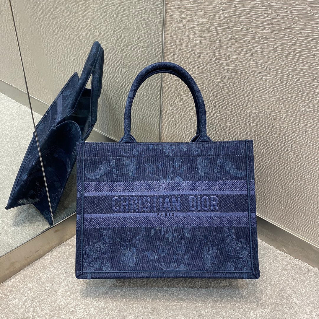 SMALL BOOK TOTE BAG 36 BLUE Amelia