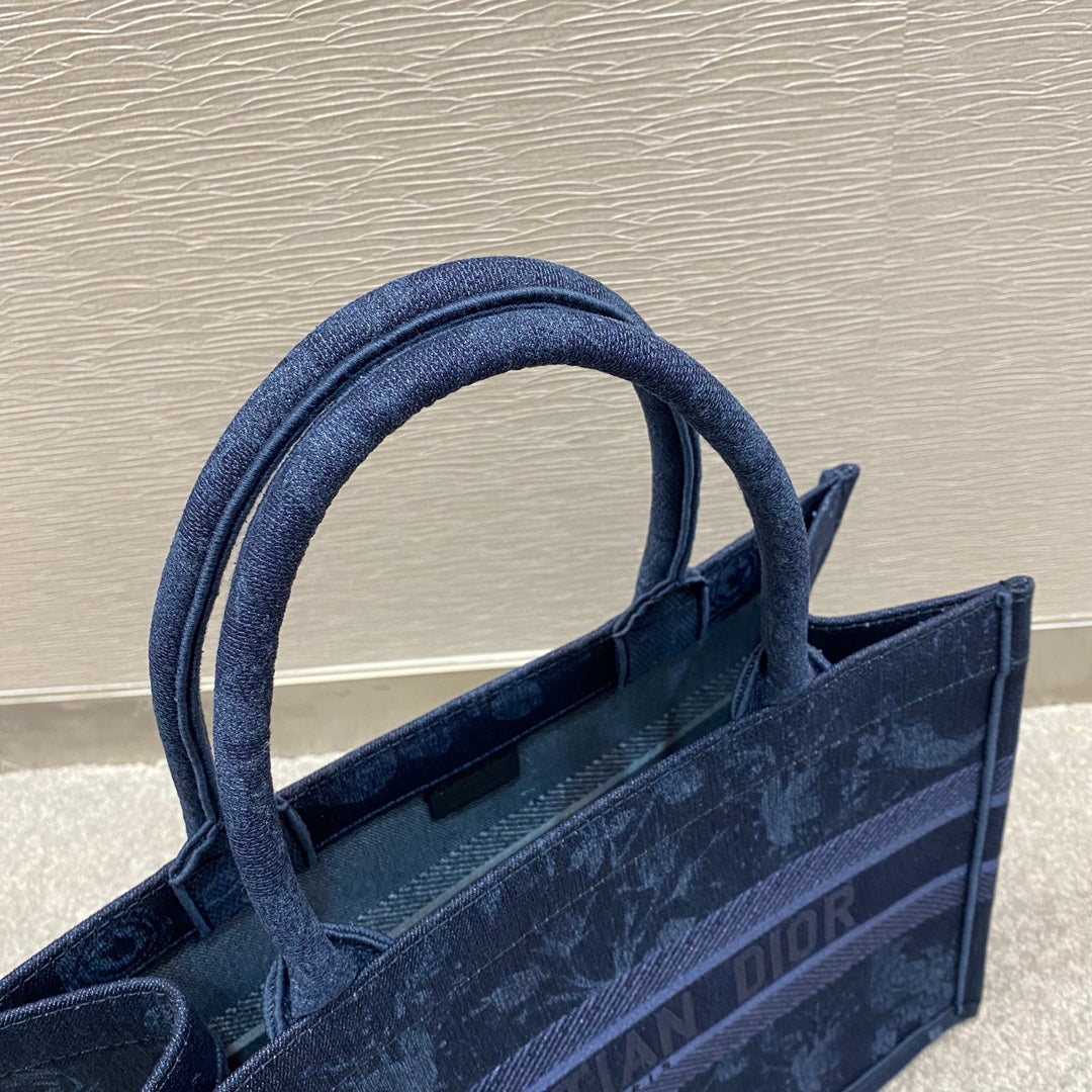 SMALL BOOK TOTE BAG 36 BLUE Amelia