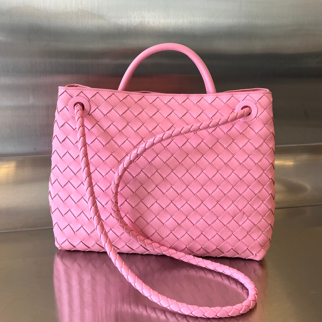 Amelia MEDIUM ANDIAMO 32CM PINK LAMBSKIN Amelia Amelia